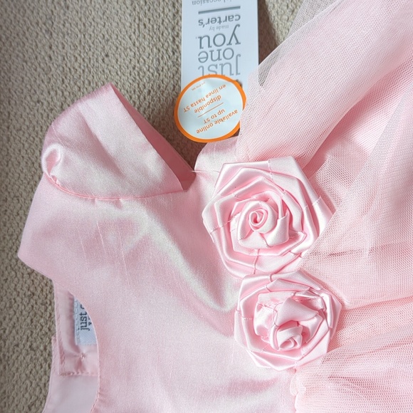 NWT Carter's light pink special occasion baby dress size 12 mos - Picture 2 of 11
